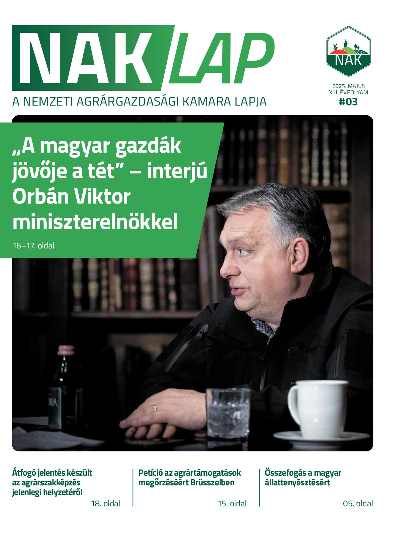 NAKlap 2025. II. negyedév XIII. évf. 3